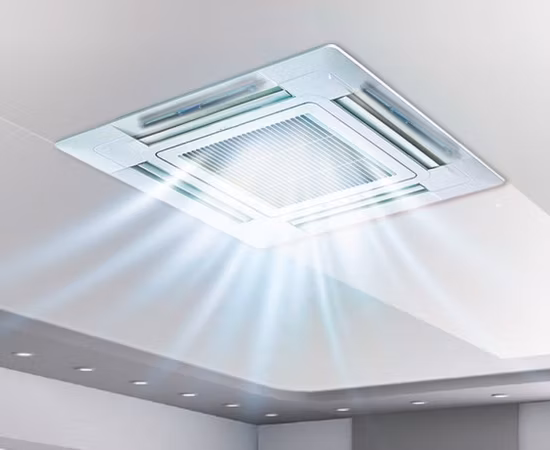 高度な 100% オゾンフリー長寿命ハイパワーエアコン清浄機 LED UV ランプカセット空気滅菌器